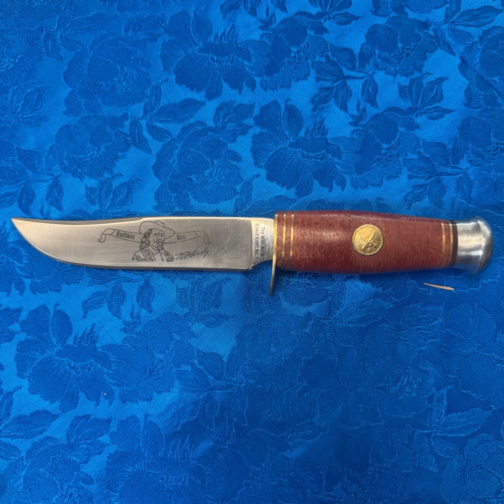 Buffalo Bill The Wild West Bowie Knife No. 1 Commemorative Fixed Blade